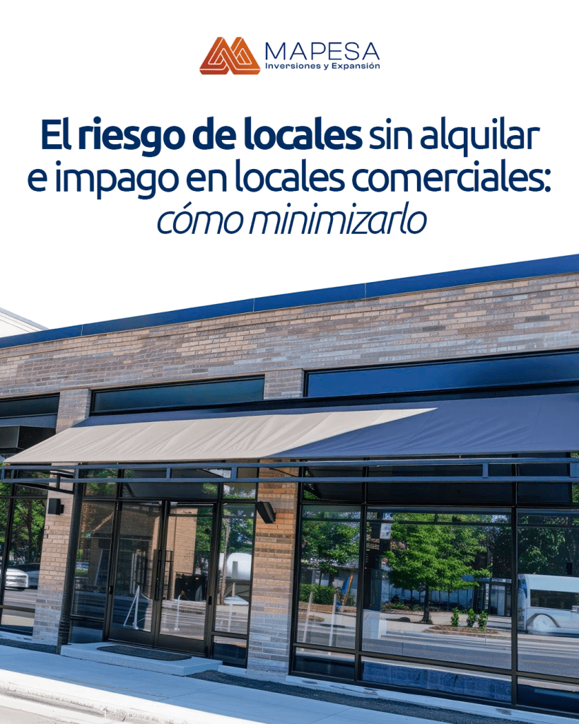 riesgo de locales sin alquilar